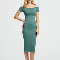 Shapewear Eco-Friendly Sculpting Seamless Midi Dress Set