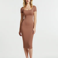 Shapewear Eco-Friendly Sculpting Seamless Midi Dress Set