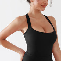 BRXL A-Line Twist-Back Cutout Tennis Dress