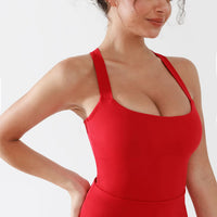 BRXL A-Line Twist-Back Cutout Tennis Dress