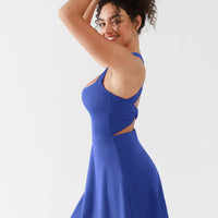BRXL A-Line Twist-Back Cutout Tennis Dress