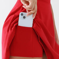 BRXL A-Line Twist-Back Cutout Tennis Dress