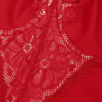 Shapewear Tummy Control Lace Inset Midi Dress