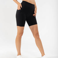 Supersculpt™ Biker Short with Pockets - Black