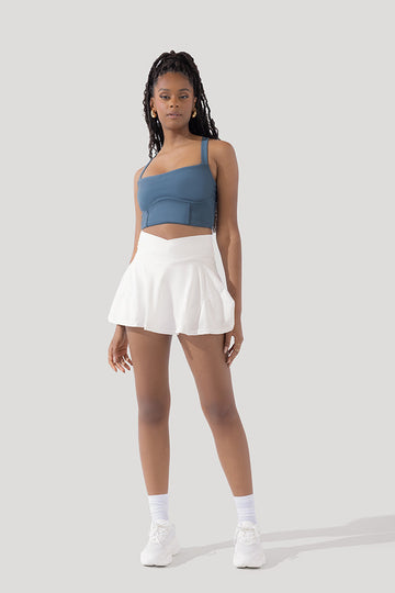 Crisscross Hourglass® Twirl Skort (Regular) - White