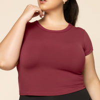 Call Me Baby Reversible Tee - Crimson