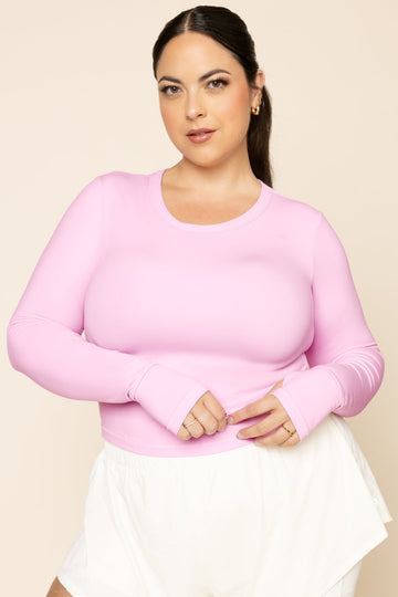 Call Me Baby Reversible Long Sleeve Top - Bubblegum