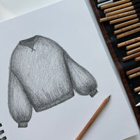 Cloud Crewneck Sweater - Black