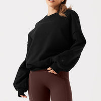 Cloud Crewneck Sweater - Black
