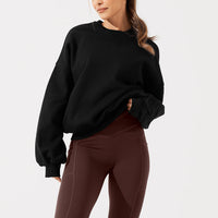 Cloud Crewneck Sweater - Black