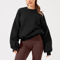 Cloud Crewneck Sweater - Black