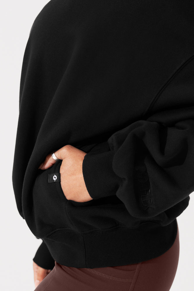 Cloud Crewneck Sweater - Black