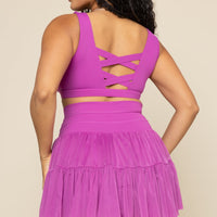 Pirouette Skort - Royal Orchid