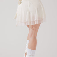 Juliet Wrap Skort - Coconut Cream