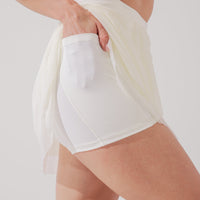 Juliet Wrap Skort - Coconut Cream