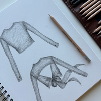 Bow Back Mesh Reversible Long Sleeve Top - Buttercream