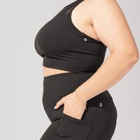Supersculpt™ Biker Short with Pockets - Black