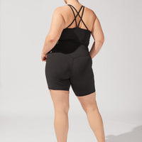 Supersculpt™ Biker Short with Pockets - Black