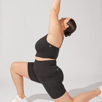 Supersculpt™ Biker Short with Pockets - Black
