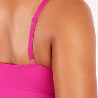 Shaper Eco-Friendly Spaghetti Strap V-Neck Seamless Dress
