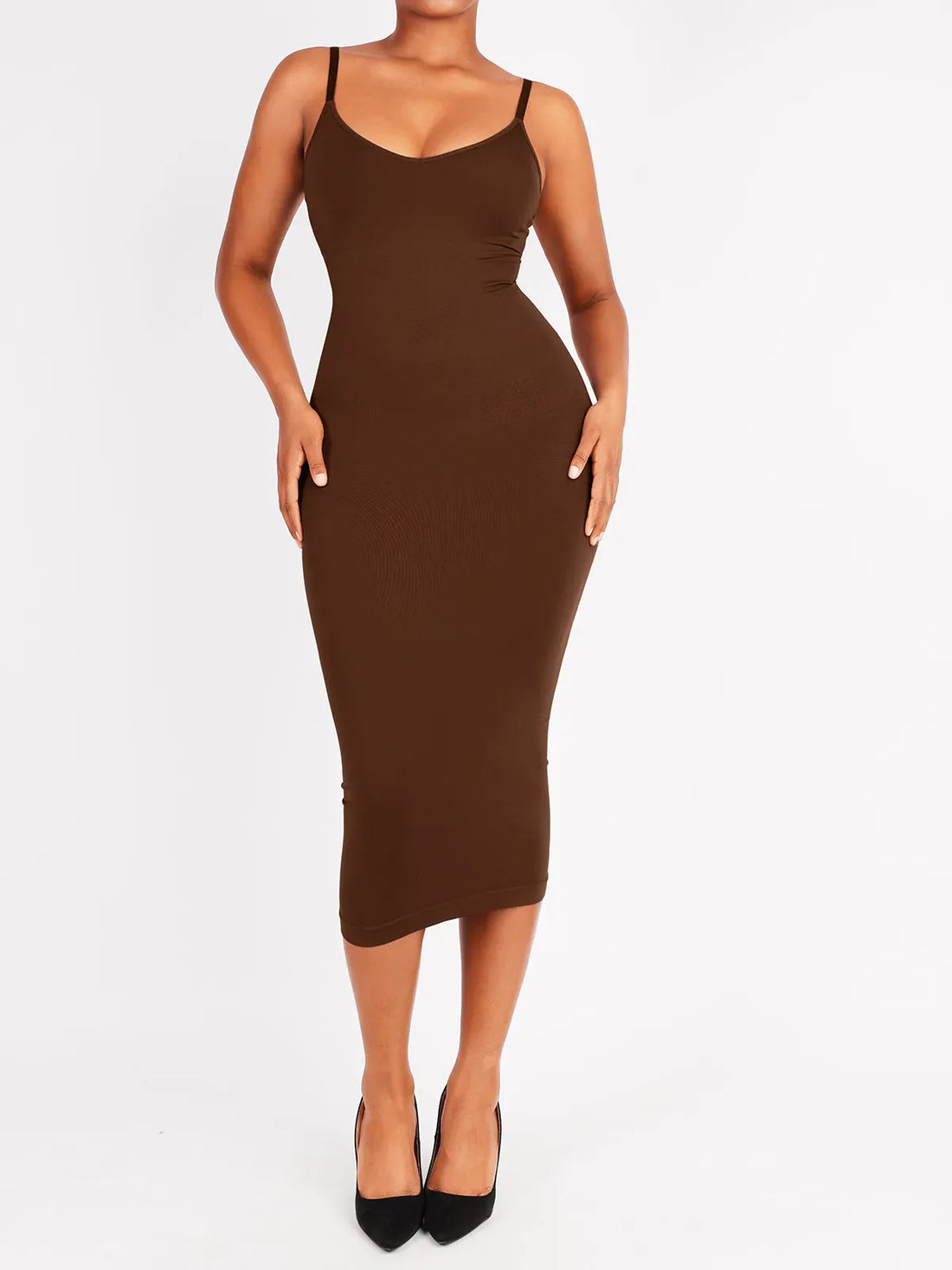 Shapewear Sleeveless Sculpting Seamless Dress Set