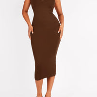 Shapewear Sleeveless Sculpting Seamless Dress Set