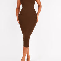 Shaper Eco-Friendly Spaghetti Strap V-Neck Seamless Dress