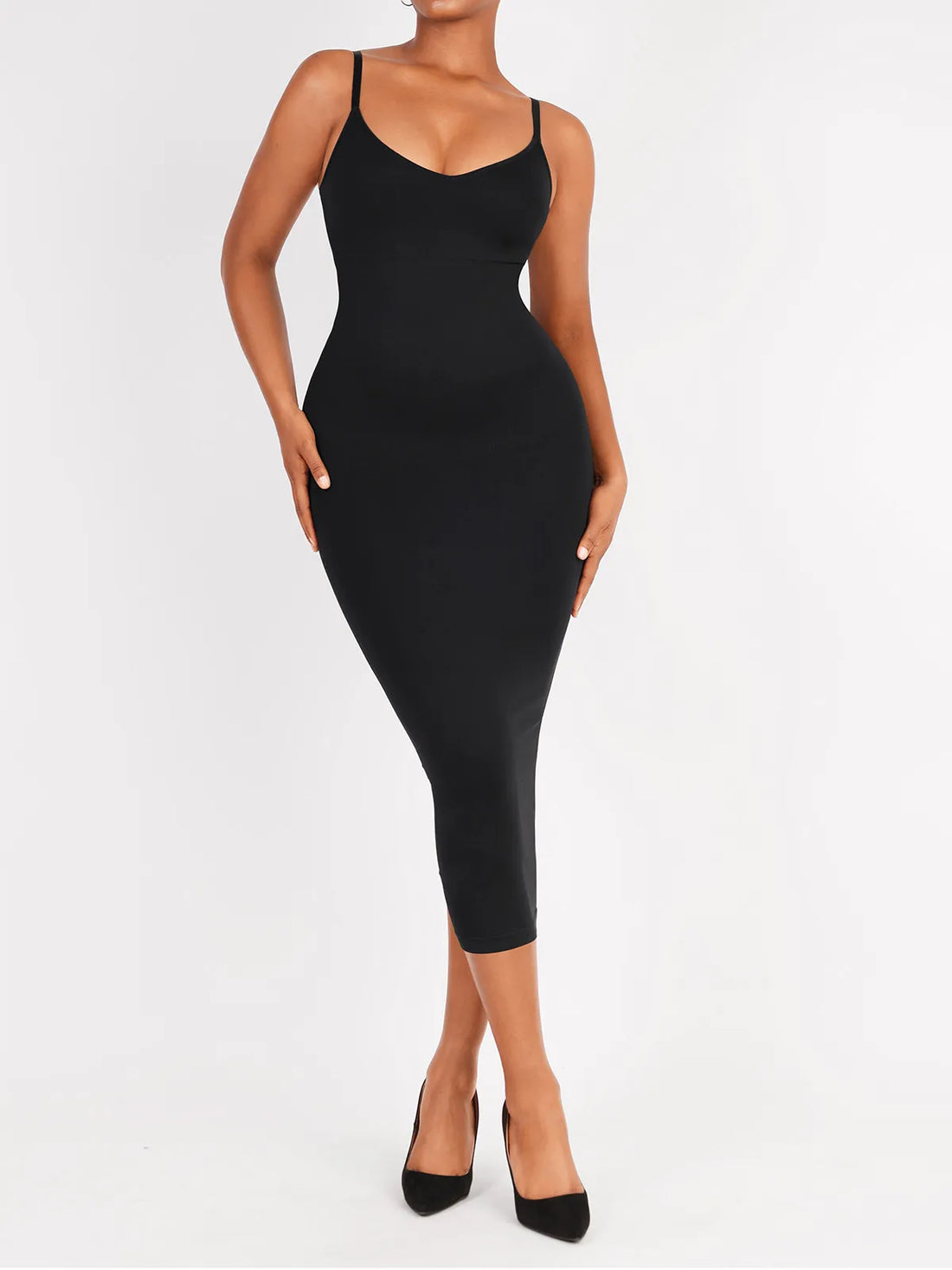 Shapewear Sleeveless Sculpting Seamless Dress Set
