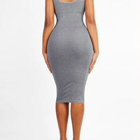 Shapewear Eco-Friendly Sculpting Seamless Midi Dress Set