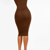 Shapewear Eco-Friendly Sculpting Seamless Midi Dress Set
