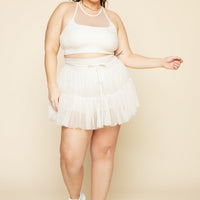 Pirouette Skort - Ivory
