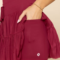 Pirouette Skort - Ruby