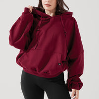 Pullover Cloud Hoodie - Crimson