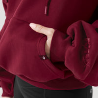 Pullover Cloud Hoodie - Crimson