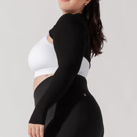 Relevé Ribbed Shrug - Black