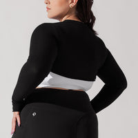 Relevé Ribbed Shrug - Black