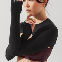 Relevé Ribbed Shrug - Black