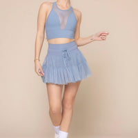 Pirouette Skort - Blue Storm