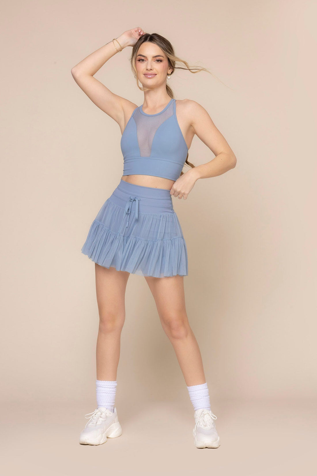 Pirouette Skort - Blue Storm