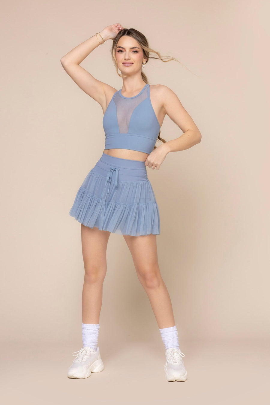 Pirouette Skort - Blue Storm