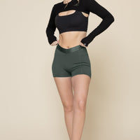 Contour Booty Short - Deep Forest