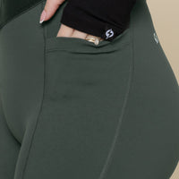 Contour Booty Short - Deep Forest