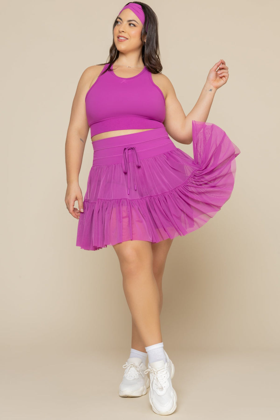 Pirouette Skort - Royal Orchid