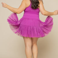 Pirouette Skort - Royal Orchid