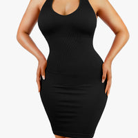 Shapewear Sleeveless Sculpting Seamless Dress Set