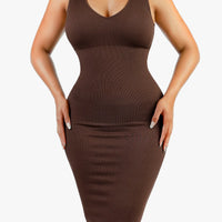 Shapewear Seamless Sleeveless Slimming Dress Set
