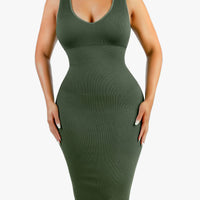 Shapewear Seamless Sleeveless Slimming Dress Set