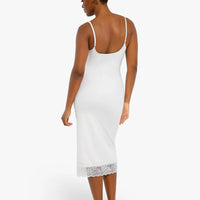 Shapewear Tummy Control Lace Inset Midi Dress