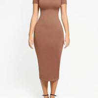 Shapewear Eco-Friendly Sculpting Seamless Midi Dress Set