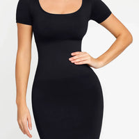 Shapewear Eco-Friendly Sculpting Seamless Midi Dress Set